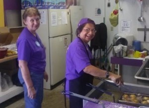 Lions Betty and Suzie start cooking the delicacies