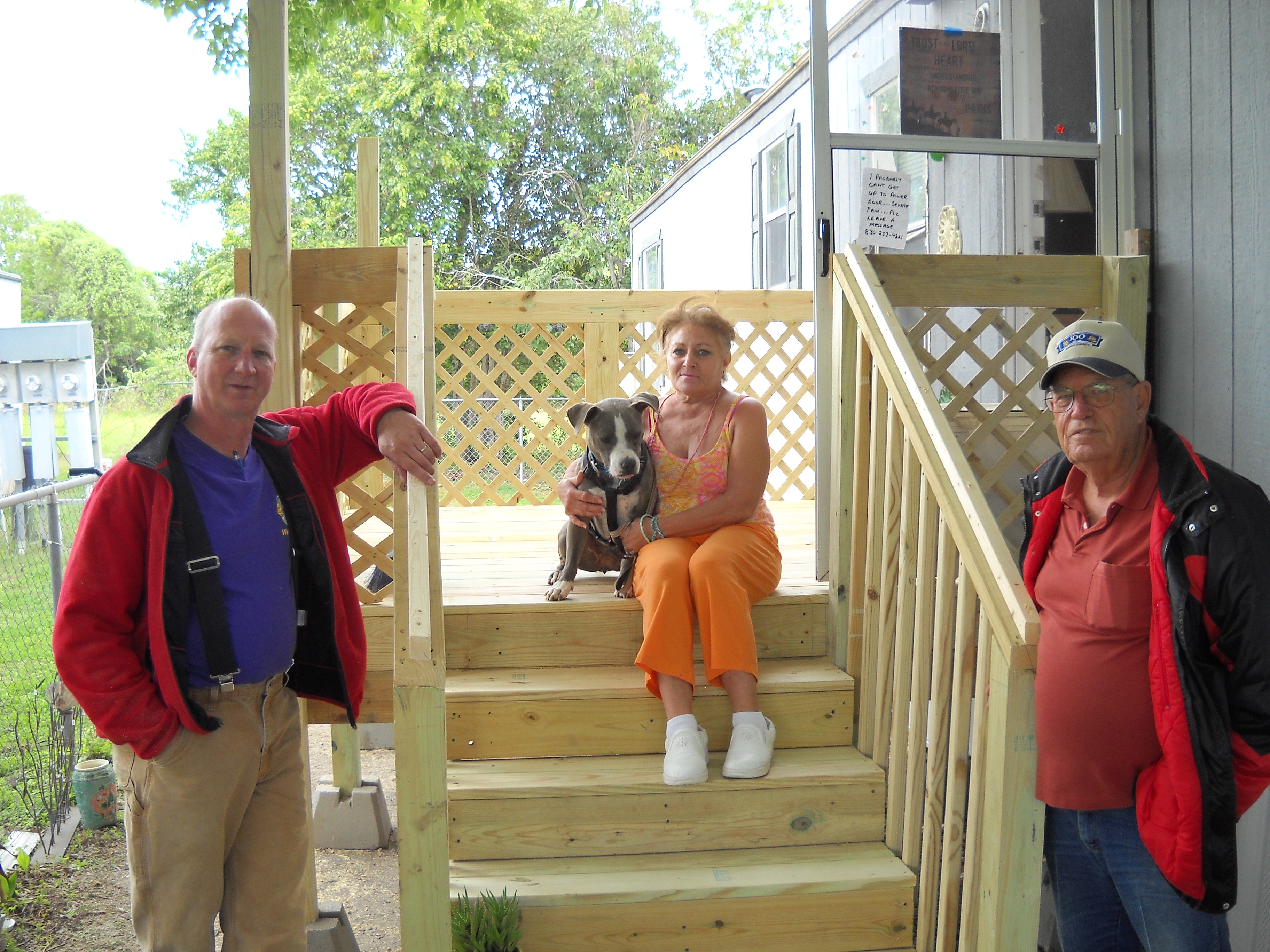 Service Project for New Braunfels Mobile Home Resident