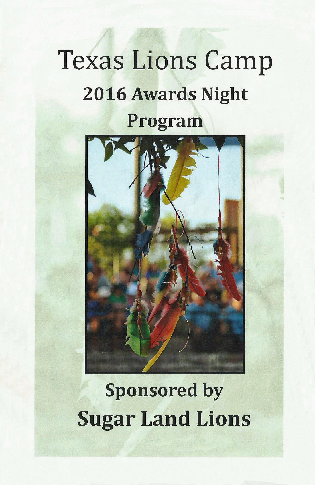 Awards Night at Texas Lions Camp 2016