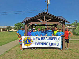 Our team after completion of the gazebo.