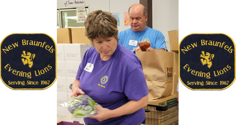 Volunteering at New Braunfels Food Bank